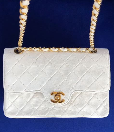 chanel classic white|authentic chanel classic.